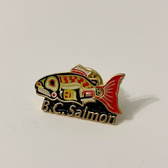 BC Salmon British Columbia Canada Pin - Picture 8 of 8